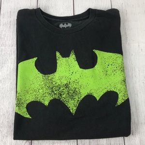 BATMAN Men's Comics Originals Super Hero Batman Logo Short Sleeve Shirt